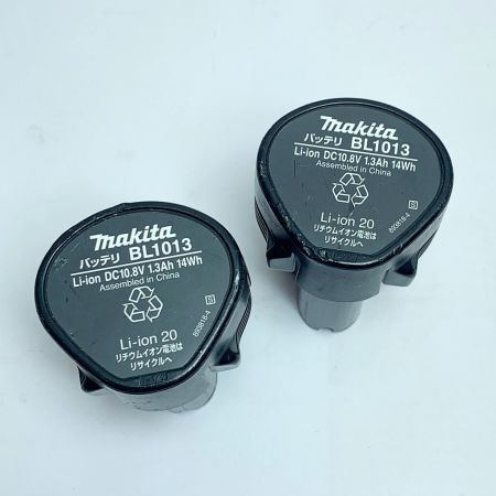  MAKITA マキタ 10.8V　充電式インパクトドライバ　リチウムイオンバッテリ2個、充電器付 TD090DWX ブルー