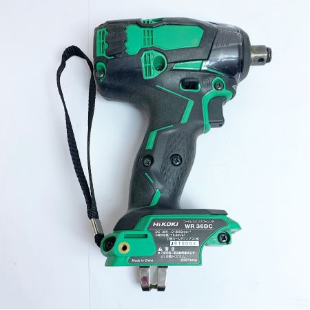  HiKOKI ハイコーキ コードレスインパクトレンチ　本体のみ　36V WR36DC グリーン
