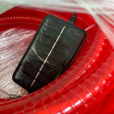  株式会社キタムラ産業 LEDソーラーチューブライト　2巻き×スイッチセット×2　【動作確認済】