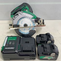 ♭♭ HiKOKI ハイコーキ 165mm　コードレス丸のこ　2020.7年製　充電器・充電池2個・ケース付 C3606DA Bランク