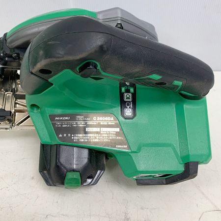  HiKOKI ハイコーキ 165mm　コードレス丸のこ　2020.7年製　充電器・充電池2個・ケース付 C3606DA
