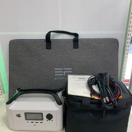 ДД ECOFLOW ポータブル電源　ケース、ソーラーパネル（EFSOLAR160W)付属 RIVER Plus ホワイト