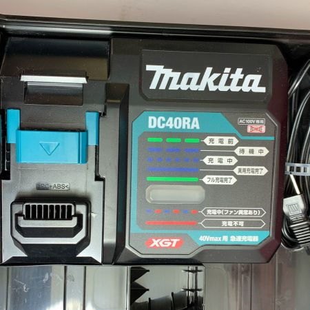 MAKITA マキタ 40V充電式インパクトドライバ　充電器・充電池2個・ケース付 バッテリー充電回数1回/2回 TD002GEDX パープル