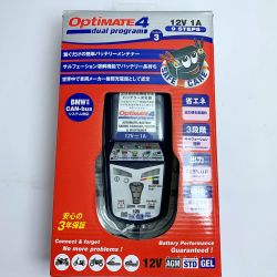 ♭♭ tecMATE  DUAL PROGRAM OPTIMATE 4　全自動診断機能付バッテリー充電器　 Aランク