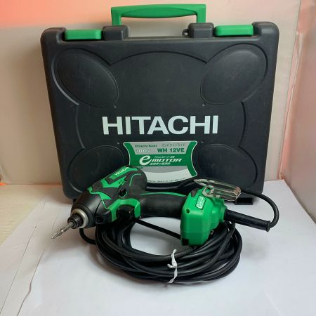  HITACHI 日立 コード式　インパクトドライバ　ケース付き WH12VE グリーン