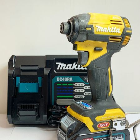  MAKITA マキタ 充電式インパクトドライバ　充電器、充電池1個（充電回数34回) TD002G イエロー