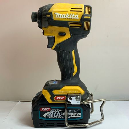  MAKITA マキタ 充電式インパクトドライバ　充電器、充電池1個（充電回数34回) TD002G イエロー