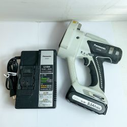 ♭♭ Panasonic パナソニック 充電全ネジカッタ　バッテリー（14.4V/3.3AH）充電器1個付 EZ4540 ホワイト Bランク