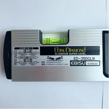  エビス デジタルレベル　通電確認済　電池付属なし ED-35DGLN シルバー