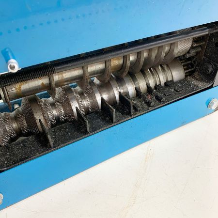 毎日商会 卓上式 剥線機 一部錆あり MN-168Ⅱ ブルー