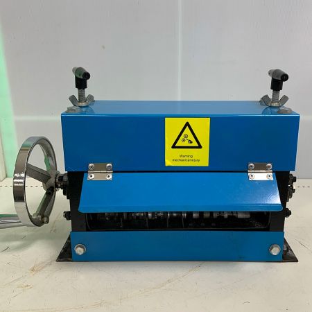  毎日商会 卓上式 剥線機 一部錆あり MN-168Ⅱ ブルー