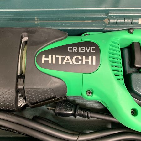  HITACHI 日立 130mm セーバーソー　コード式　ケース付 CR13VC グリーン
