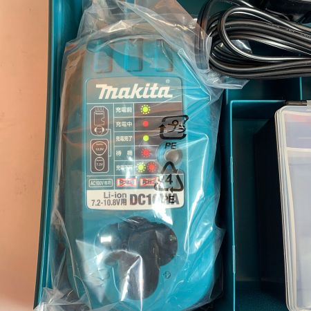  MAKITA マキタ 充電式インパクトドライバ　10.8Ｖ　充電器・充電池2個・ケース付 TD090DWXW ホワイト