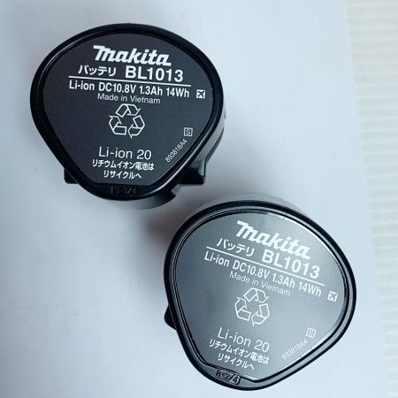  MAKITA マキタ 充電式インパクトドライバ　10.8Ｖ　充電器・充電池2個・ケース付 TD090DWXW ホワイト