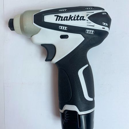 MAKITA マキタ 充電式インパクトドライバ　10.8Ｖ　充電器・充電池2個・ケース付 TD090DWXW ホワイト