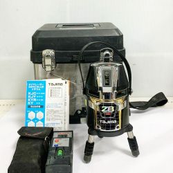 ♭♭ TAJIMA タジマ レーザー墨出し器 ケース、受光器付　 通電のみ確認 ZEROBL-KY Bランク