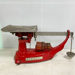 ♭♭ HOKUTOW 上皿天秤計り　贈〇〇と記載あり Cランク