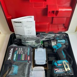 ♭♭ MAKITA マキタ 40Ｖ　充電式ドライバドリル　付属品完備　【未使用品】 DF001GRDX ブルー Sランク