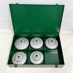 ♭♭ KTC ケーティーシー カップ型　オイルフィルタレンチセット　5個　&　ケース Bランク