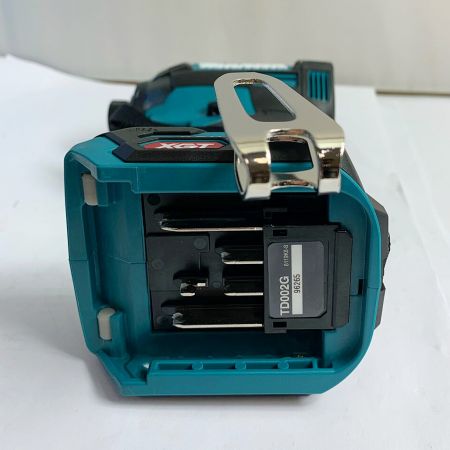  MAKITA マキタ 40V MAX 充電式インパクトドライバ　充電器・充電池2個・ケース付 TD002GRDX ブルー