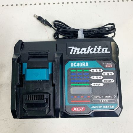  MAKITA マキタ 充電式ドライバドリル　40V　充電器・充電池2個・ケース付 HP001G ブルー