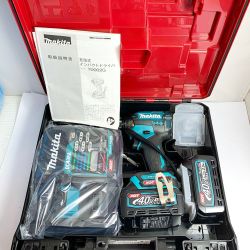♭♭ MAKITA マキタ 充電式インパクトドライバ　充電器・充電池2個・ケース付 TD002GRDX Sランク