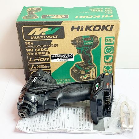  HiKOKI ハイコーキ 36V コードレスインパクトドライバ　本体のみ WH36DC
