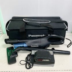 ♭♭ Panasonic パナソニック 工事用充電式サイクロン式クリーナー　充電器・充電池1個・ケース付 14.4v　 EZ37A5 Bランク