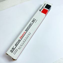♭♭ Snap-on スナップオン 3/8”　drive Metric ソケットセット【1つ欠品】11個 212FMY Bランク