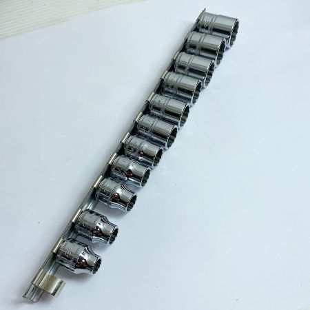  Snap-on スナップオン 3/8”　drive Metric ソケットセット【1つ欠品】11個 212FMY