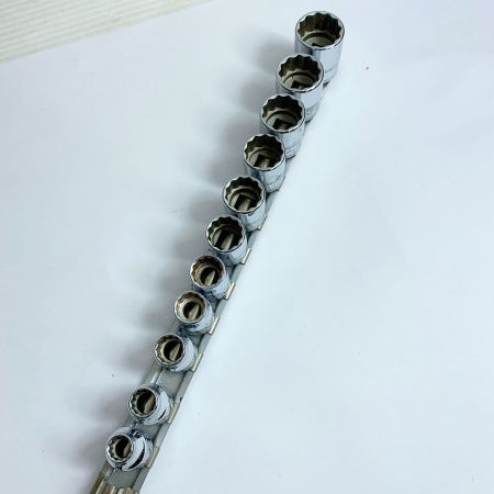 Snap-on スナップオン 3/8”　drive Metric ソケットセット【1つ欠品】11個 212FMY