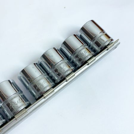  Snap-on スナップオン 3/8”　drive Metric ソケットセット【1つ欠品】11個 212FMY