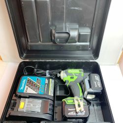 ♭♭ MAKITA マキタ 充電式インパクトドライバ　14.4V　充電器・充電池2個・ケース付 TD137D Bランク