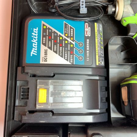  MAKITA マキタ 充電式インパクトドライバ　14.4V　充電器・充電池2個・ケース付 TD137D