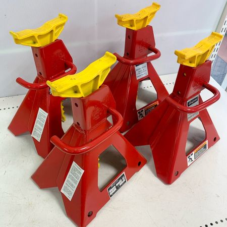 Snap-on スナップオン ジャッキスタンド　4個　2Ｔ YA874 レッド