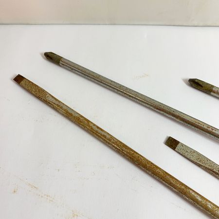  Snap-on スナップオン ドライバー6本まとめ　サビあり SDD イエロー