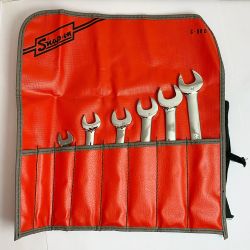 ♭♭ Snap-on スナップオン オープンエンドレンチ6本セット　収納ケース付き VOM1719  ｵｰﾌﾟﾝｴﾝﾄﾞﾚﾝﾁ6本ｾｯﾄ Aランク