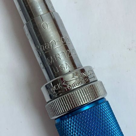  Snap-on スナップオン 1/4トルクレンチ 旧ロゴ ケース付　長期保管品 QJMR12C