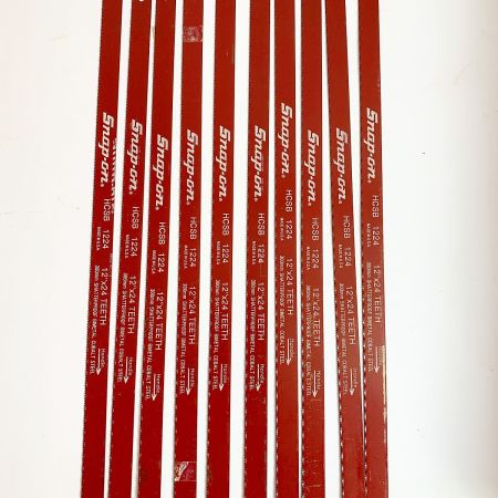  Snap-on スナップオン  ハンドソー 　替刃 HCSB1224 10本付　長期保管品 HS20 ﾊﾝﾄﾞｿｰ