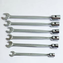 ♭♭ Snap-on スナップオン コンビネーションフレックスレンチ　6本セット FHOM Bランク