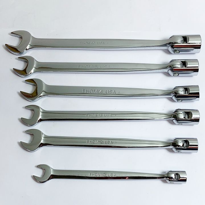 Snap-on スナップオン コンビネーションフレックスレンチ 6本セット  FHOM10,12,13,14,15,17｜中古｜なんでもリサイクルビッグバン