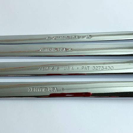  Snap-on スナップオン メガネレンチ　4本セット　 XBM