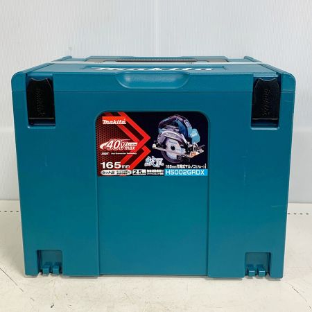 MAKITA マキタ 充電式マルノコ 40V 充電器・充電池2個・ケース付　2024年製 HS002GRDX