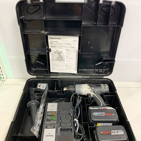  Panasonic パナソニック 充電振動ドリル&ドライバー　21.6V 充電池2個、充電器、ドリル付 EZ7960