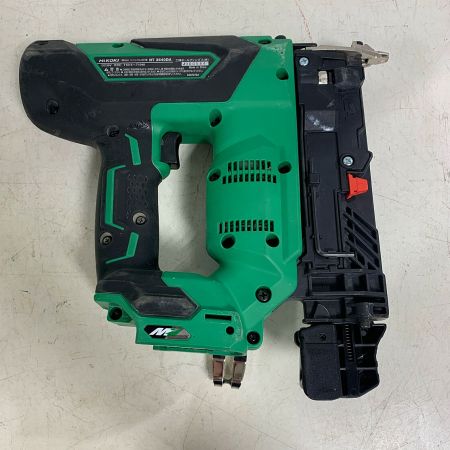  HiKOKI ハイコーキ コードレス式　40ｍｍ　36Ｖ　釘打機　充電器（日立）・ケース付　※バッテリーなし NT3640DA グリーン