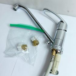 ♭♭ KVK 台付1穴シングルレバー シングル混合栓 キズ、スレあり　長期保管品　未使用 KM5011ZT Bランク