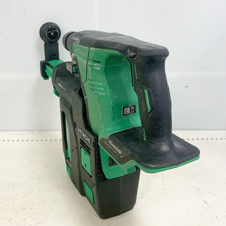  HITACHI 日立 28ｍｍ　36ｖハンマドリル　集じんシステム、ケース、バッテリー2個付 DH36DBL グリーン