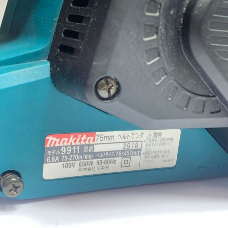  MAKITA マキタ 76mm ベルトサンダ　 9911