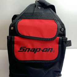 ♭♭ Snap-on スナップオン 工具バッグ ツールバック 赤 x 黒 Aランク