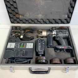 ♭♭ Panasonic パナソニック 充電圧着器　充電器・充電池1個・ケース付 EZ46A4 Bランク